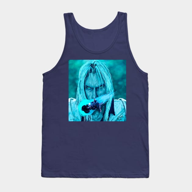 Cloud and Sephiroth Tank Top by Art Of Lunatik